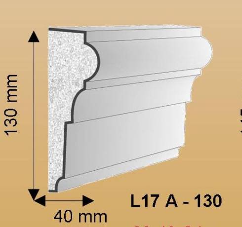 Fenster umrahmung Styroporstuck profile