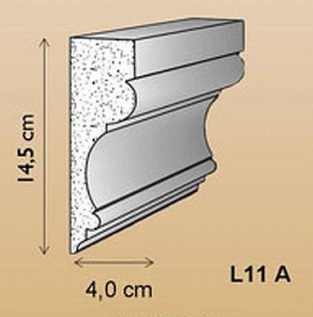 Profile zur fassadenrenovierung auf Styroporbasisi