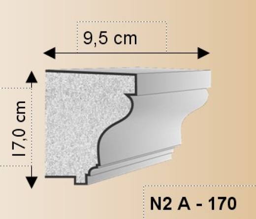 Styropor Fassadenstuck Sockelprofil