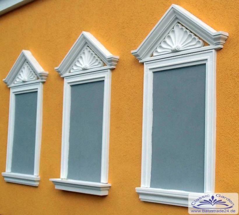 Fassadenstuck Fensterbekrönung Elemente
